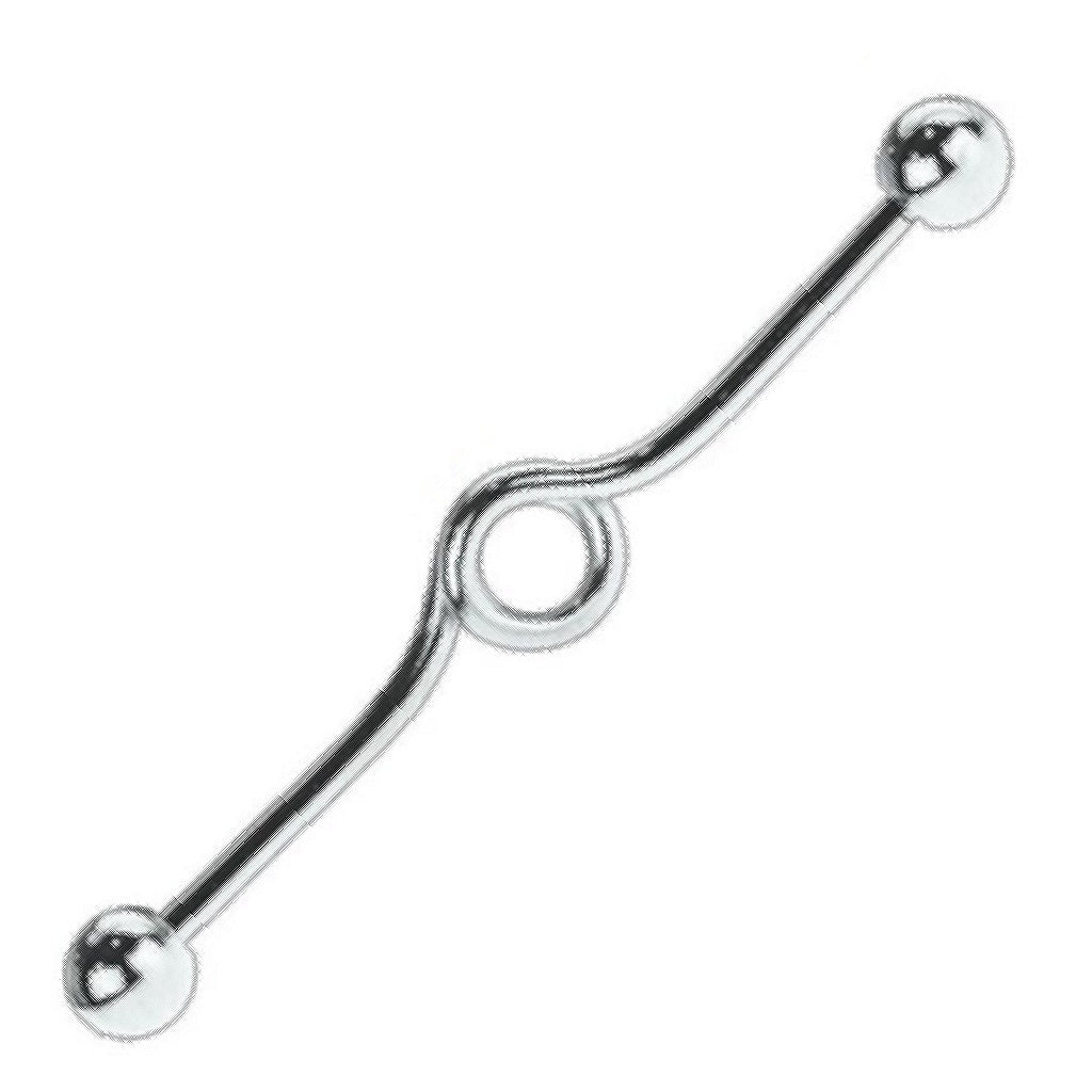 Full Loop Industrial Barbell 14G 316L Surgical Steel