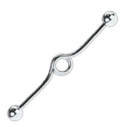 Full Loop Industrial Barbell 14G 316L Surgical Steel