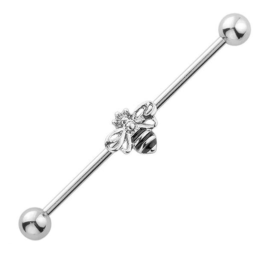 Bee Industrial Barbell 14G 316L Surgical Steel