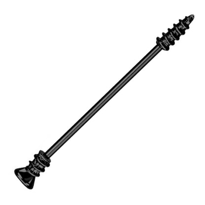 Phillips Screw Industrial Barbell 14G 316L Surgical Steel Brass
