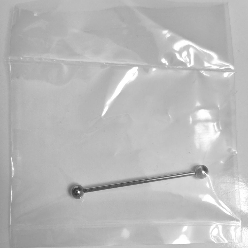 ASTM F136 Titanium Industrial Barbell 14G Internally Threaded