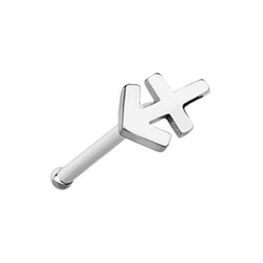 Sagittarius Zodiac Nose Stud 20G 1/4" 316L Surgical Steel Nose Ring
