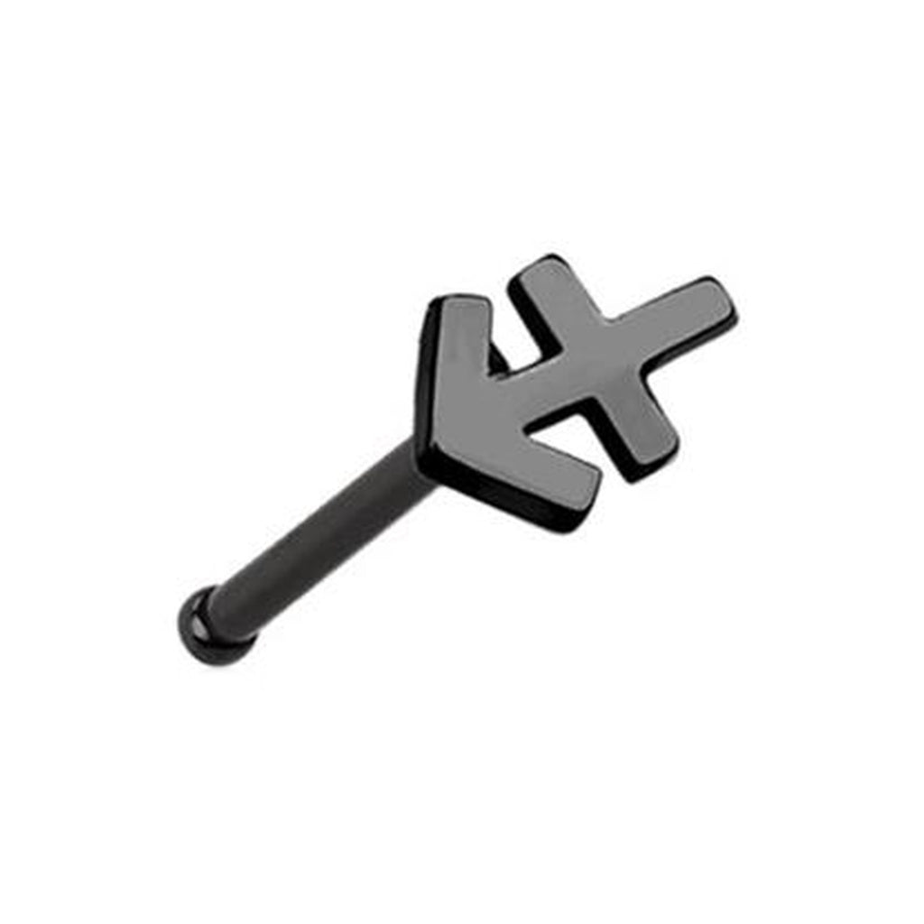 Sagittarius Zodiac Nose Stud 20G 1/4" 316L Surgical Steel Nose Ring