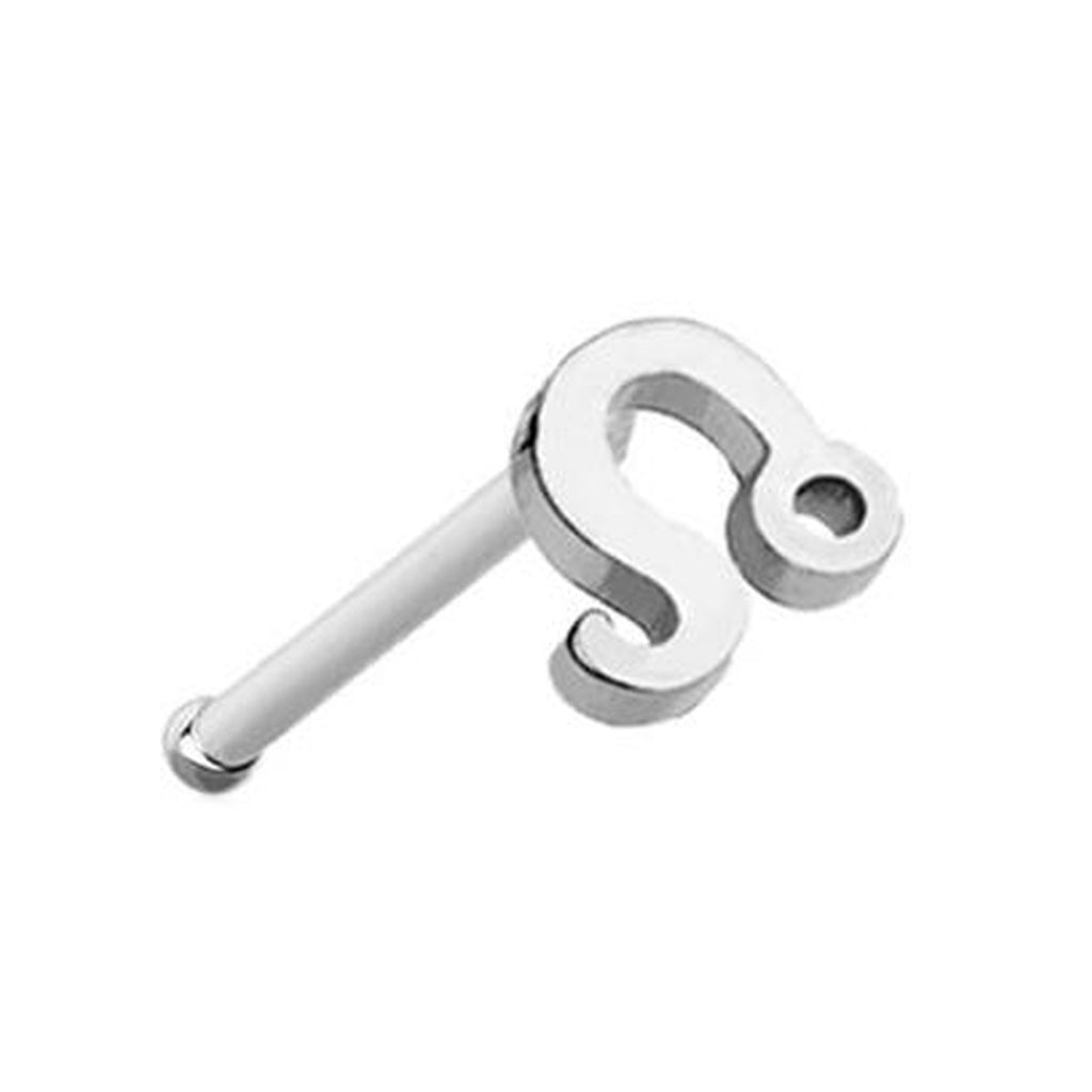 Leo Zodiac Nose Bone Stud 20G 1/4" 316L Surgical Steel Nose Ring